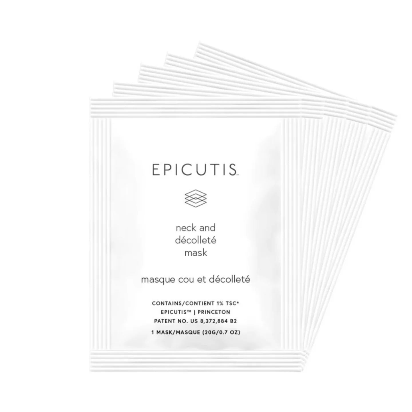 Epicutis Recovery Neck + Décolleté Mask - 5 pack