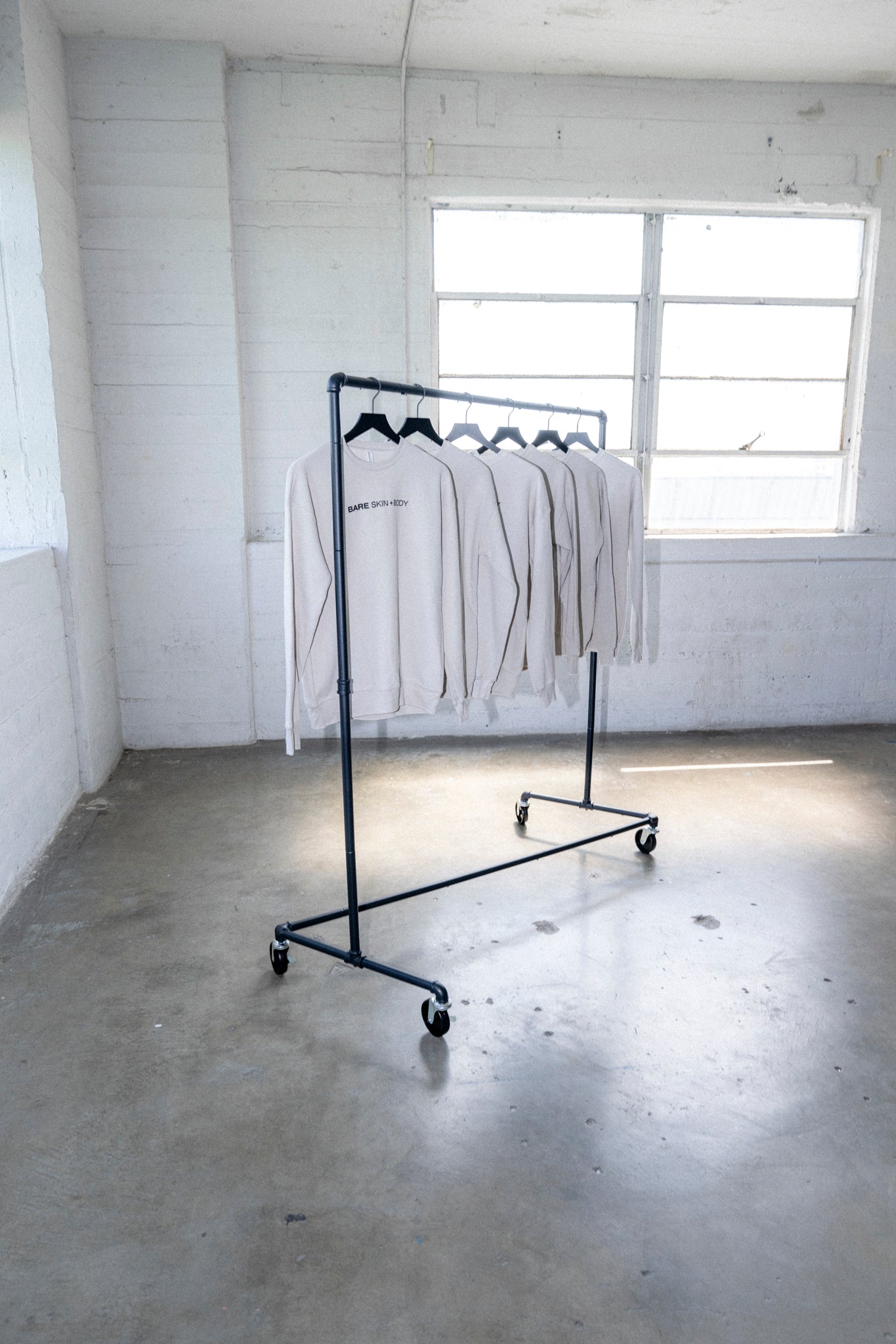 BARE Logo Sweatshirt- Sand