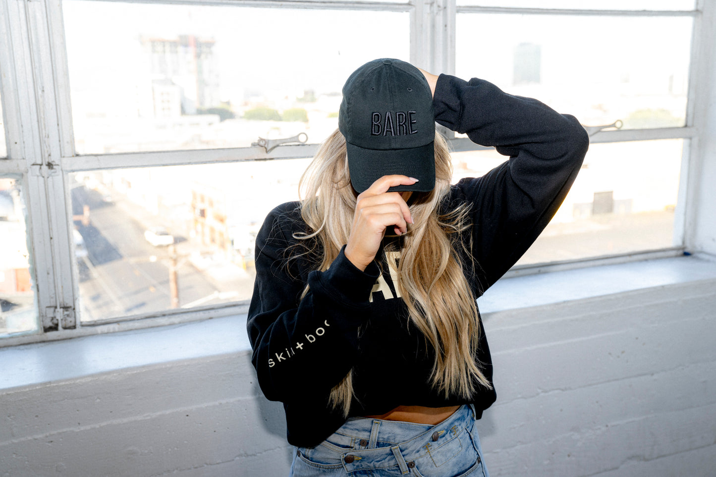 BARE Logo Sweatshirt- Black