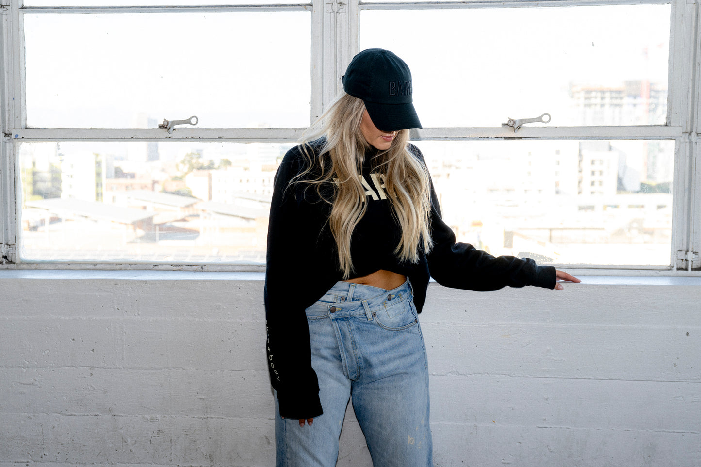 BARE Logo Sweatshirt- Black